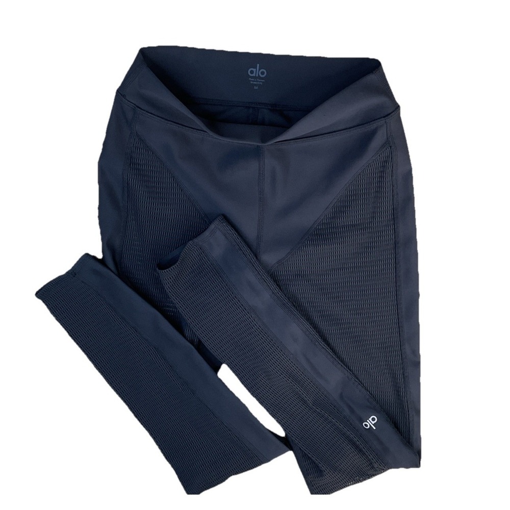 Alo‎ Yoga Airlift Energize High-Waist Leggings Womens Medium Mesh Cut-Out 1705
